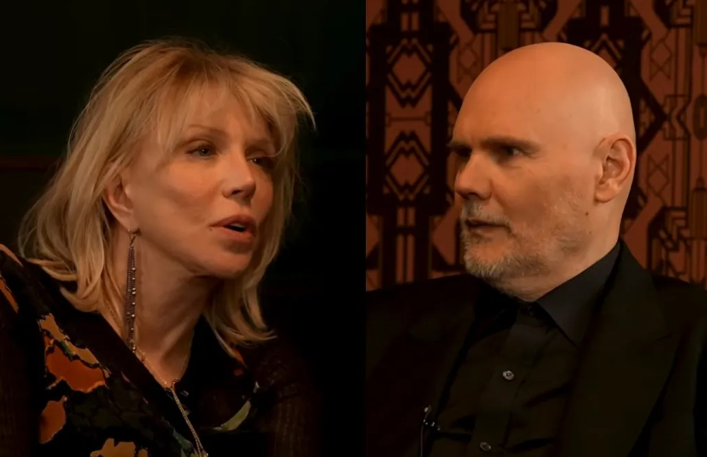 Billy Corgan und Courtney Love im Gespräch